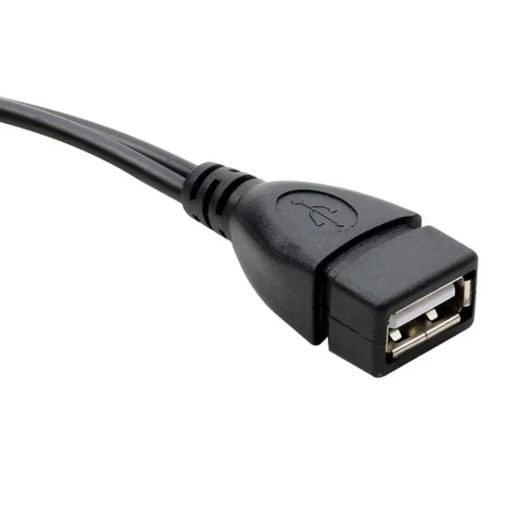 2 In 1 Micro USB OTG Cable With Power Supply Replacement For Fire Stick 4K Android Smartphone Tablet Data USB Host Adapter