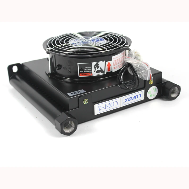 AJ1025T-CA 25l/min stroom radiator olie koeling warmtewisselaar radiator oliekoeler voor cnc hydraulisch systeem voor vp20 vp30 schottenpomp