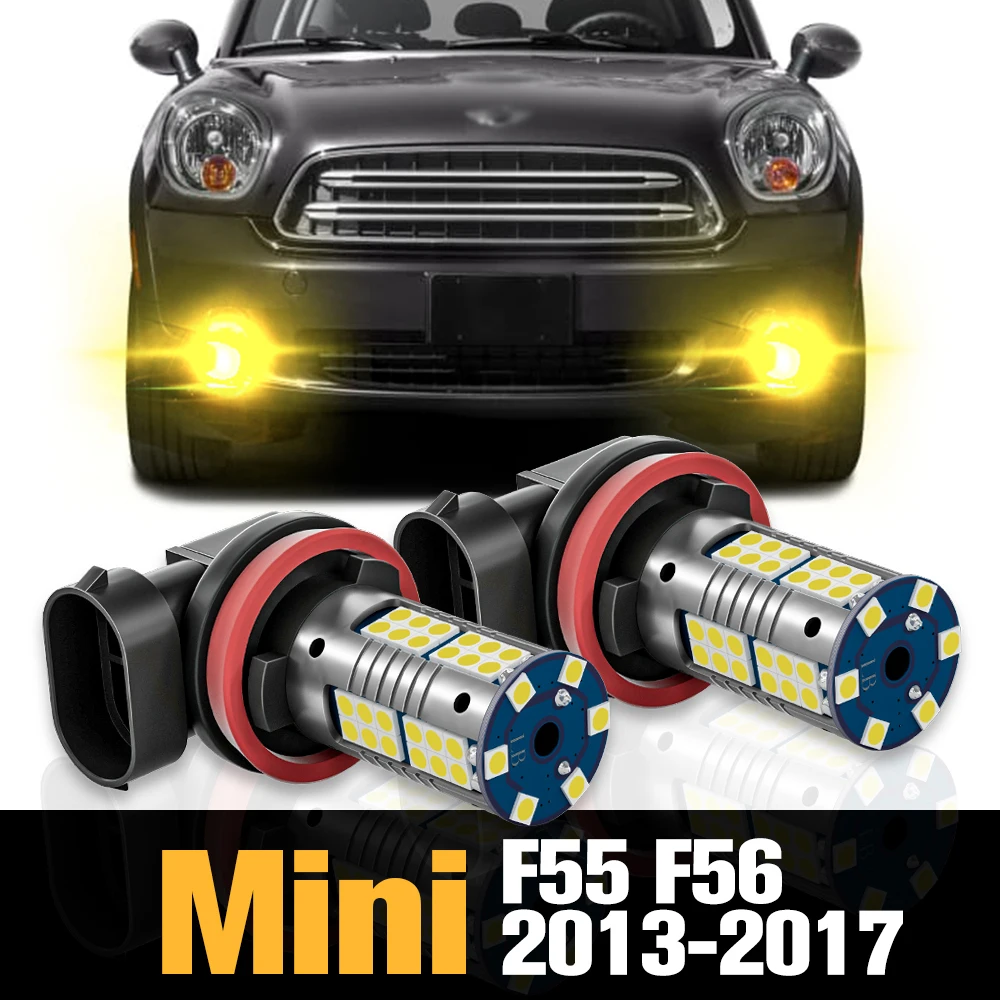 

2pcs Canbus LED Fog Light Lamp Accessories For Mini Cooper F55 F56 2013 2014 2015 2016 2017