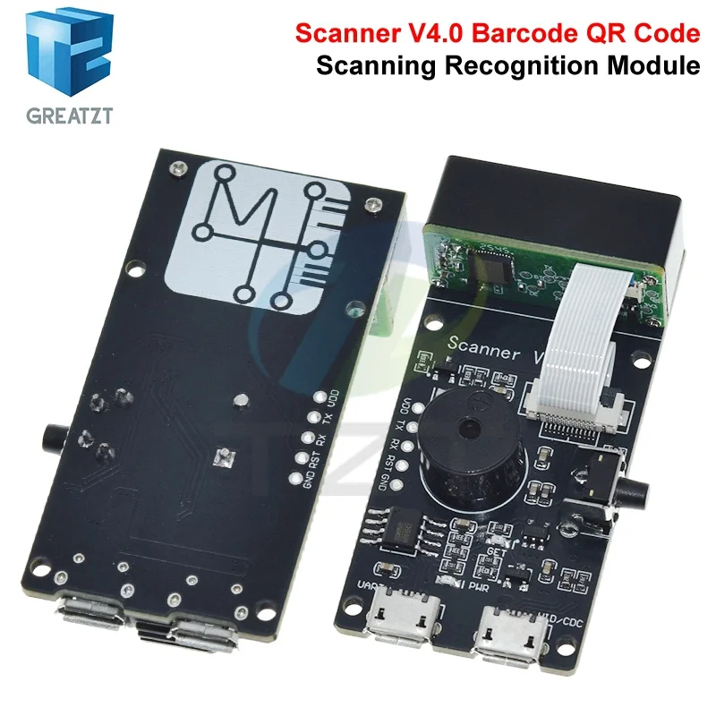 Qr /1d/2d/code Scanner V4.0 Bar Code Scan Recognition Module Serial Communication Uart Interface Usb Keyboard Input
