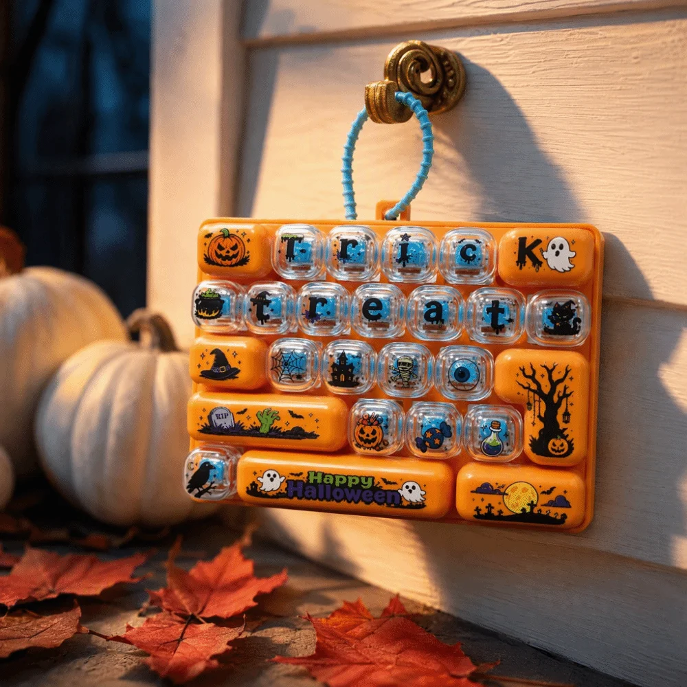 26 Key Decompression Button Cute Design Creative Style Mini Keyboard Pendant Bag Hanging Ornament Small Gift