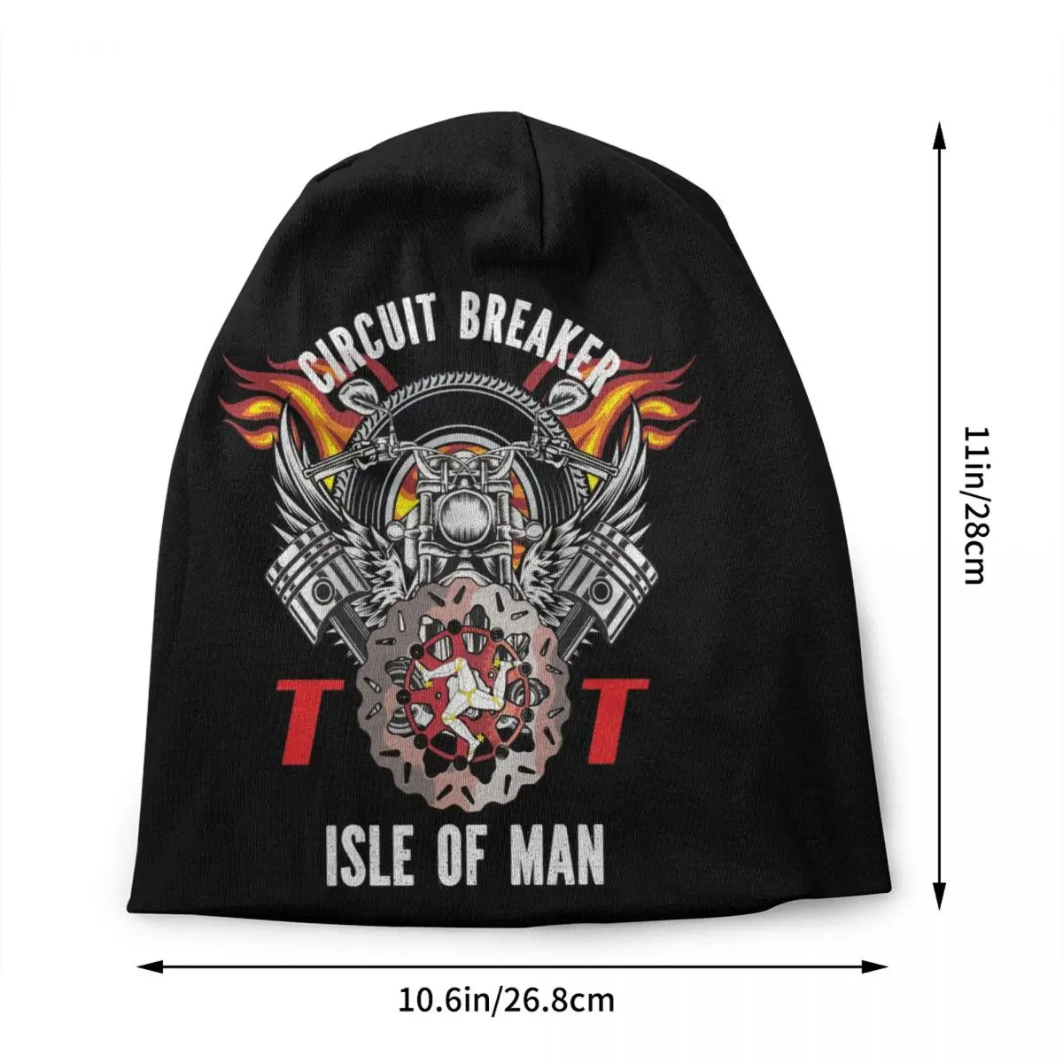 Isle Of Man UK Motorbike Skullies Beanies Caps For Men Women Cool Winter Warm Knitted Hat Adult Racing Race Day Bonnet Hats