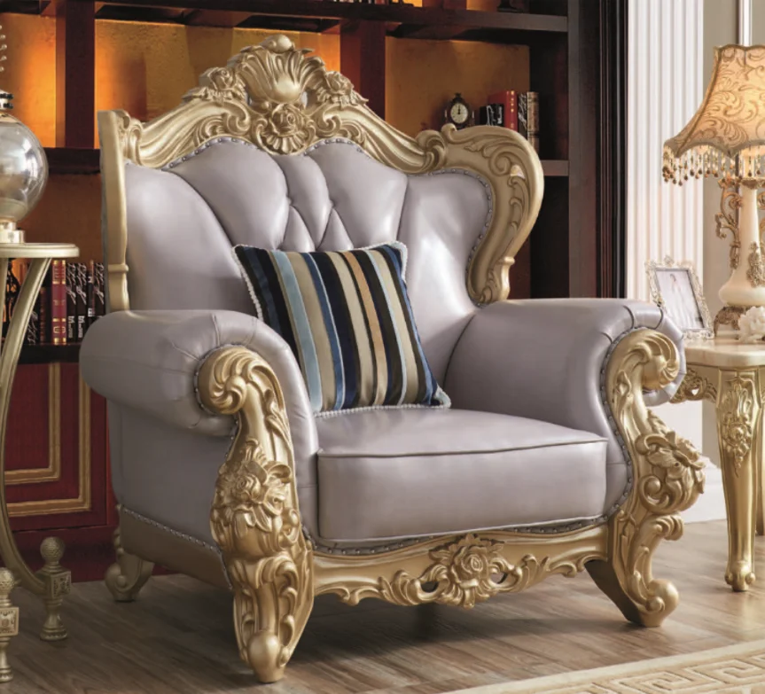 For Factory Supply Attractive Price New Luxury Classic Sofa 4 Set Living Room Furniture