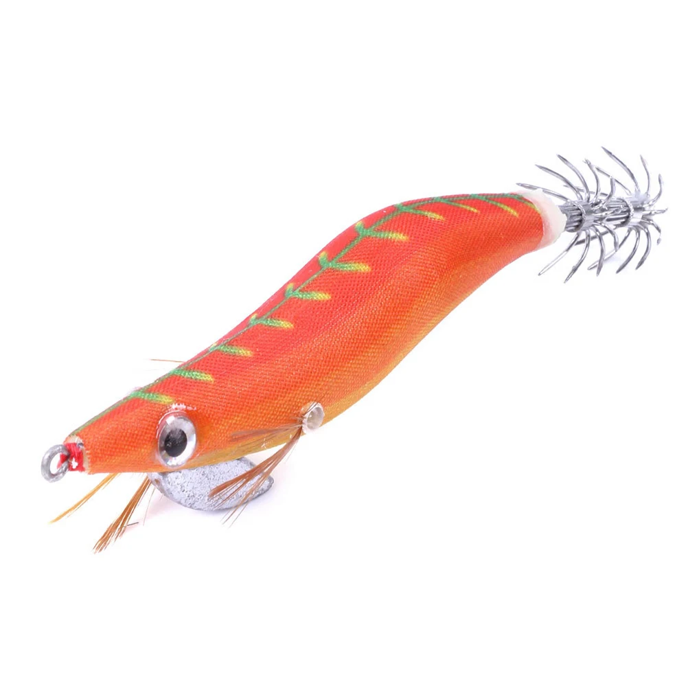 

10 Pcs Simulated Shrimp Squid Needle Fishing Hook Night Glowing Deep Sea Lures Plastic Bait Freshwater Saltwater