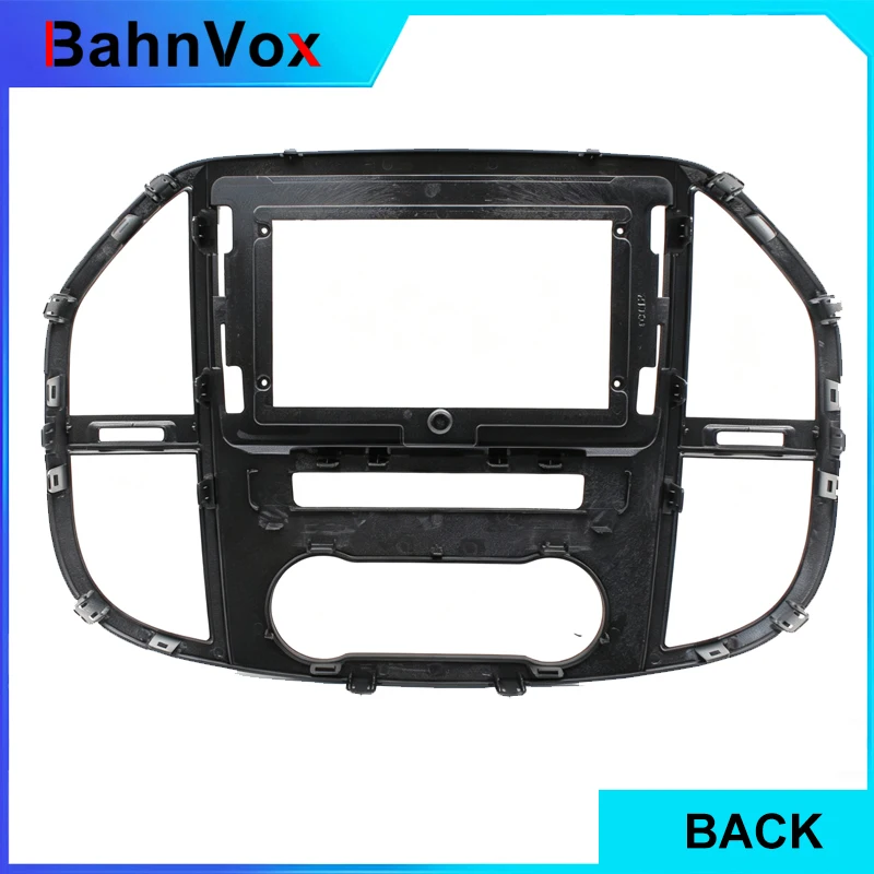 10 inch Android Car Radio frame for Mercedes Benz W447 Vito 3 2014 - 2020 2din Stereo GPS Fascia bezel Panel Adapter wire
