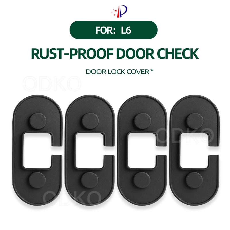 For Lixiang L6 Door Limiter ABS Protection Cover Door Lock Buckle Cover Modification Model Silicone Door Arrester Pads