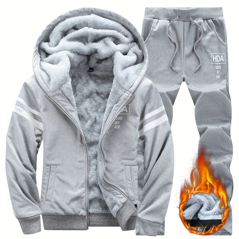 Knitted Cardigan Men - Nuovo Set Sportivo Invernale da Uomo