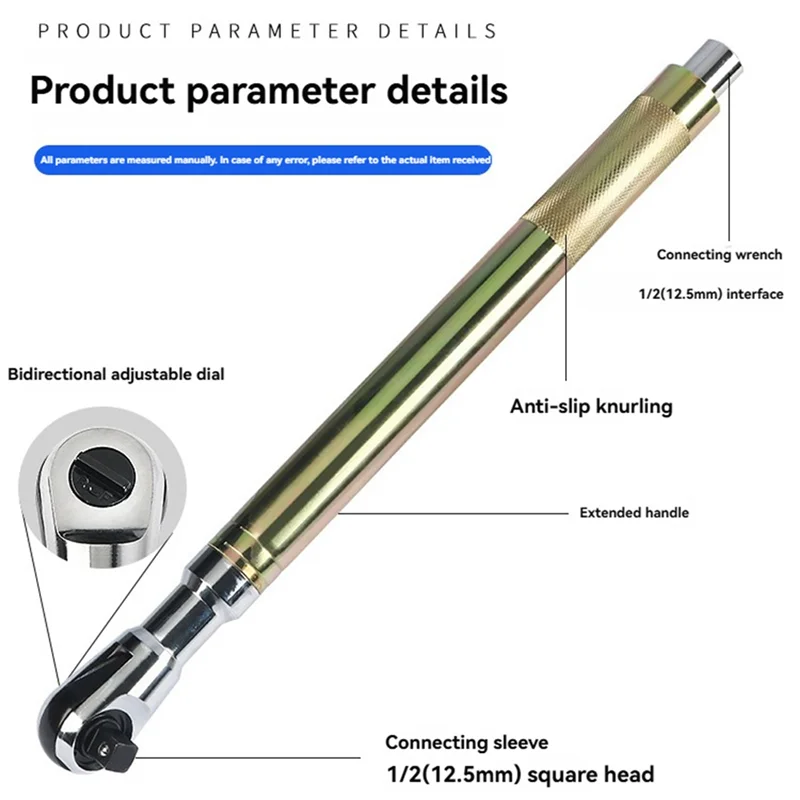 T98C-Quick Ratchet Wrench-Automatic Offset Impact Extension Tool For Electric Manual Socket Set& Force Rod Use