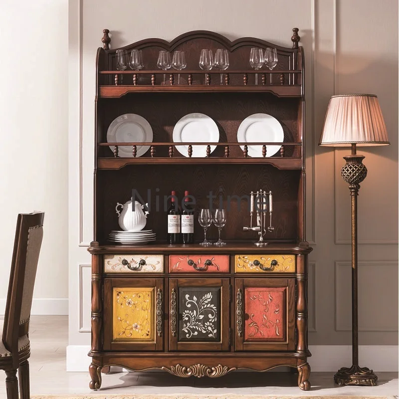 

Wall Bar Cabinet Open Cabinets Drinks Iron Whiskey Luxury Room Liquor Accessories Showcase Wine Decoration Antique Furniture