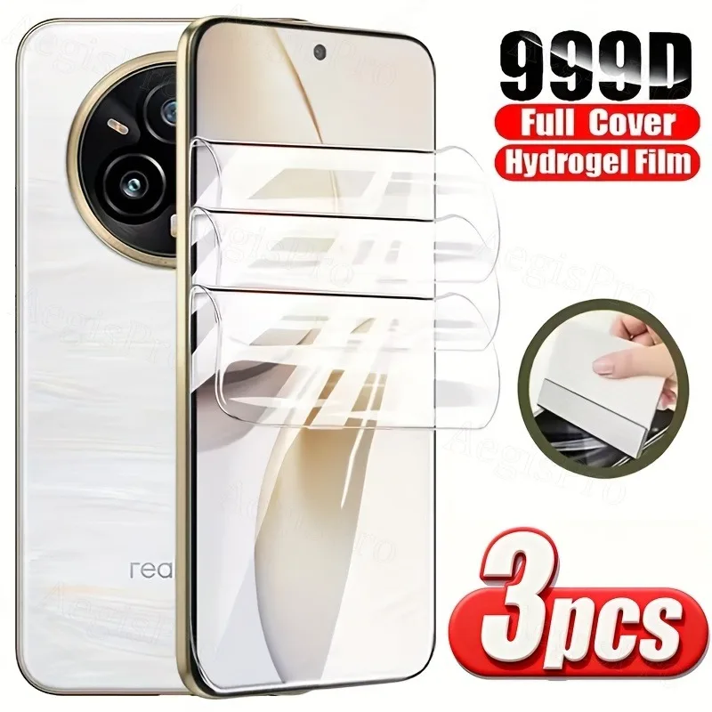 

3 шт. гидрогелевых пленки подходят для Realme c67/c71/c75/c55/c53/c75x/c61/c51/c75, специально разработанные как защитные пленки для экрана