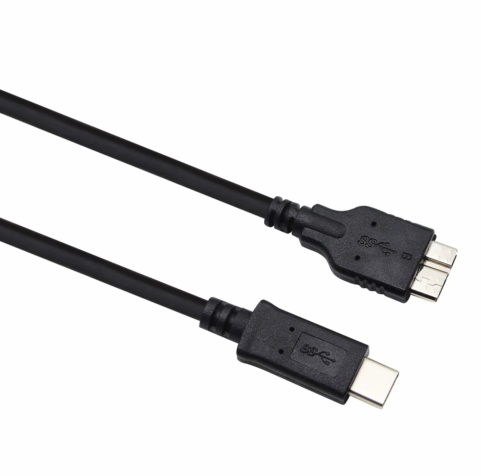 نوع C إلى المصغّر USB 3.0 كابل بيانات ل اسي D2 2 الصاعقة ، وعرة قرص صلب خارجي HDD