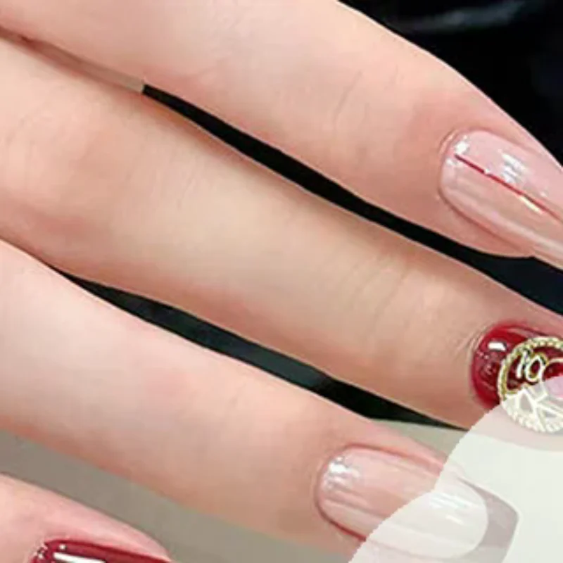 2026 New Year Fortune Alloy Nail Art Jewelry / Lucky Bag Chinese Knot Goldfish Ingot Coin Nail Decor DIY Year Of The Horse