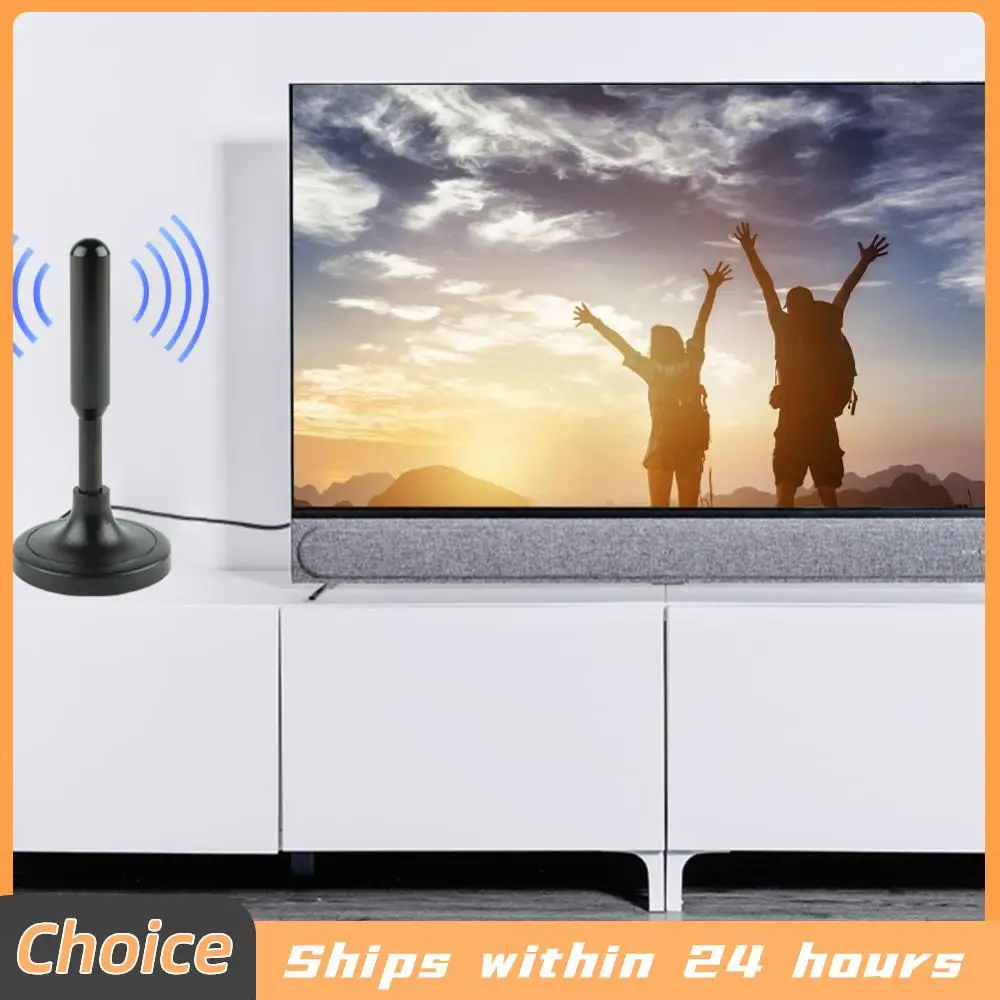 

HDTV Antenna 300cm Coax Cable Digital Receiving Antenna DVB-T DVB-T2 DAB Indoor Outdoor Digital HD Freeview Aerial Plug and Play
