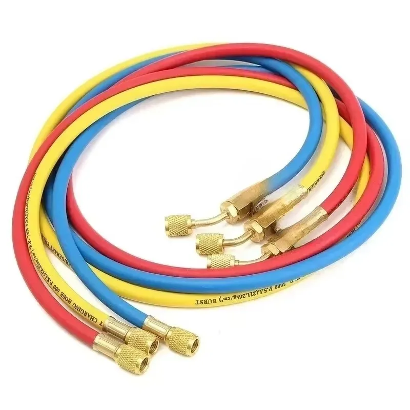Зарядный шланг для 150 см 1/4 дюйма SAE 600 PSI R410a R134a R22