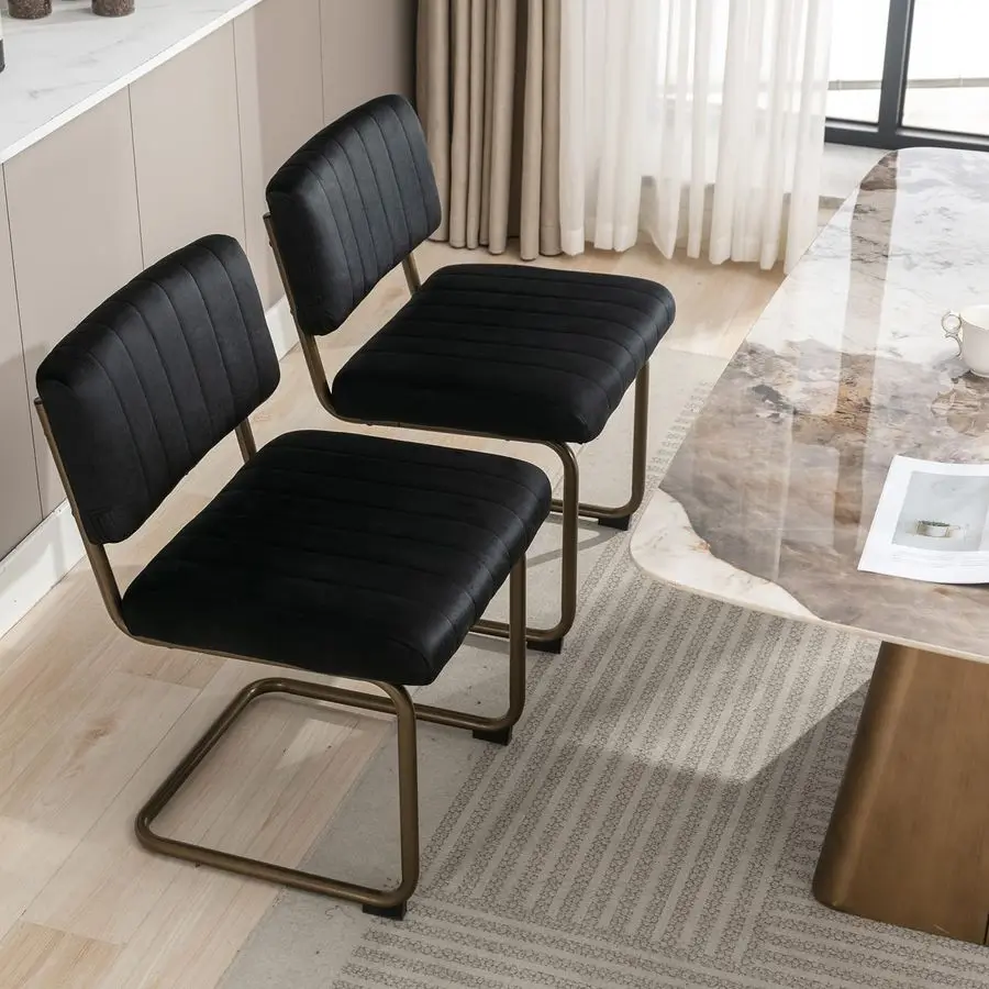

Dinning Chairs Set of 2, 19.6 inch Dinning Room Chairs Kitchen, Modern Velvet Dining Chair,Dinner Chairs Set for Kitchen Room B