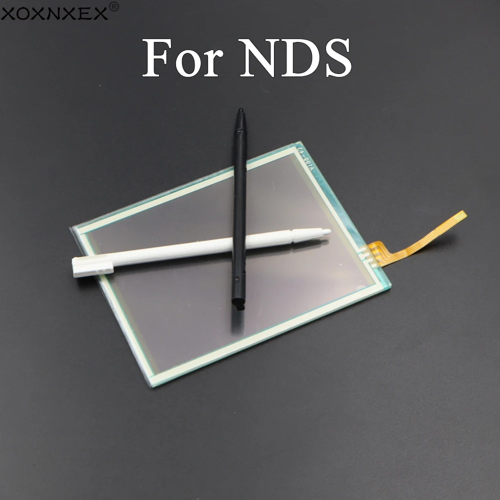 شاشة تعمل باللمس لـ NDS شاشة لمس بديلة عالية الجودة لعرض NDS لعبة LCD تعمل باللمس وقلم لمس بلاستيكي لإصلاح NDS Pars