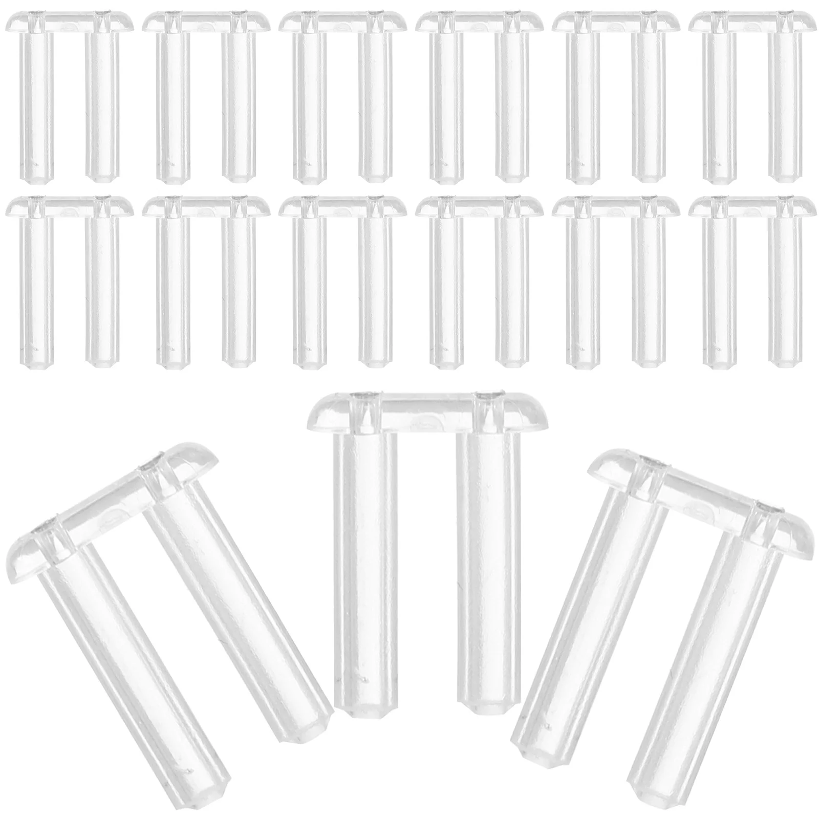 

200 Pcs Rimless Glasses Accessories Eyeglass Nose Pad Repair Plug Fixing Tools Cushion Hard Plastic Pap Eyeglasses Rest