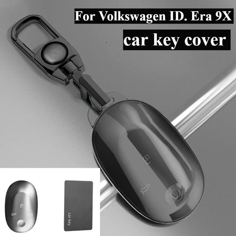 For Volkswagen ID. Era 9X Car key set - all inclusive transparent silicone car key case anti drop and dirt resistant card shell