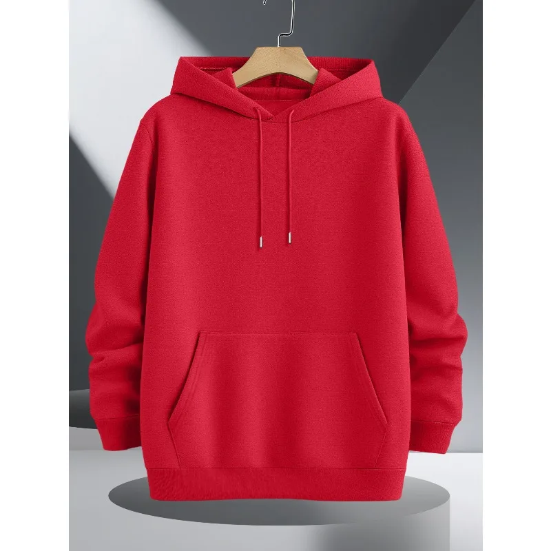 Men's casual hoodie is made of high-quality polyester fiber, providing an incredible comfortable wearing experience