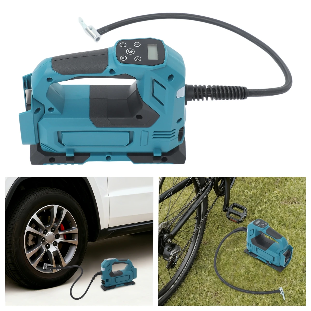 Bomba De Aire Inteligente De Presión Máxima De 450Psi, Compresor De Aire Portátil Con Pantalla Led, Batería De 55-100L/Min Para Inflado De Equipos Deportivos Suv — -70%, 109.39€ Coupon, from 46.33€ – 70% descuento – €46.33