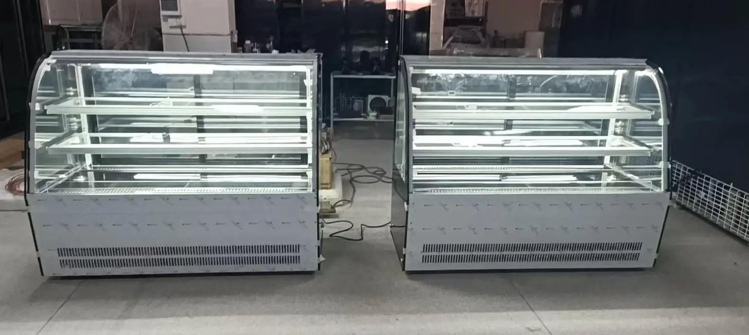 Glass Upright Cake Display Fridge Refrigerated Display Cases