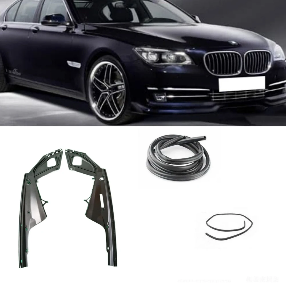 Front bumper engine compartment cover rubber strip For BMW 7 Series F02 OEM 51767019775 51767199435 51767019801 51767019802