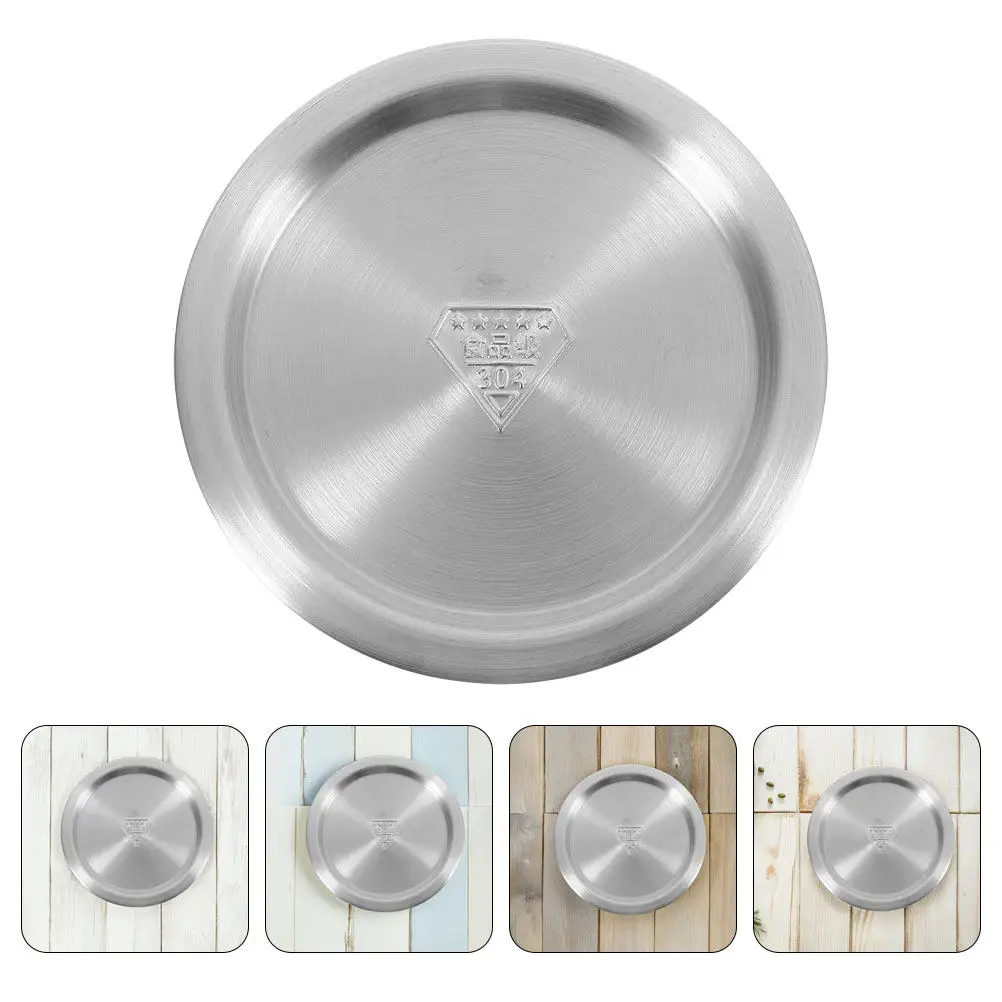 Stainless Steel Universal Cookware Lid for Pots, Pans & Woks – 13-14cm Diameter, Heat-Retaining Flat Round Lid