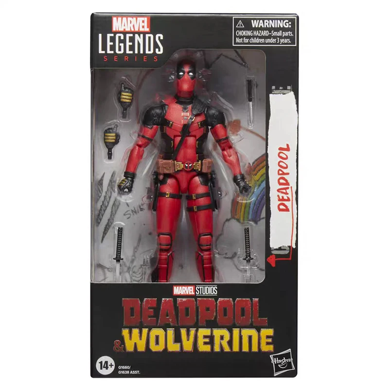 Hasbro-Serie genuina de Marvel Legends: tercer película Deadpool y Wolverine, modelo de figura de acción de 6 pulgadas, colección de juguetes para regalo para niños