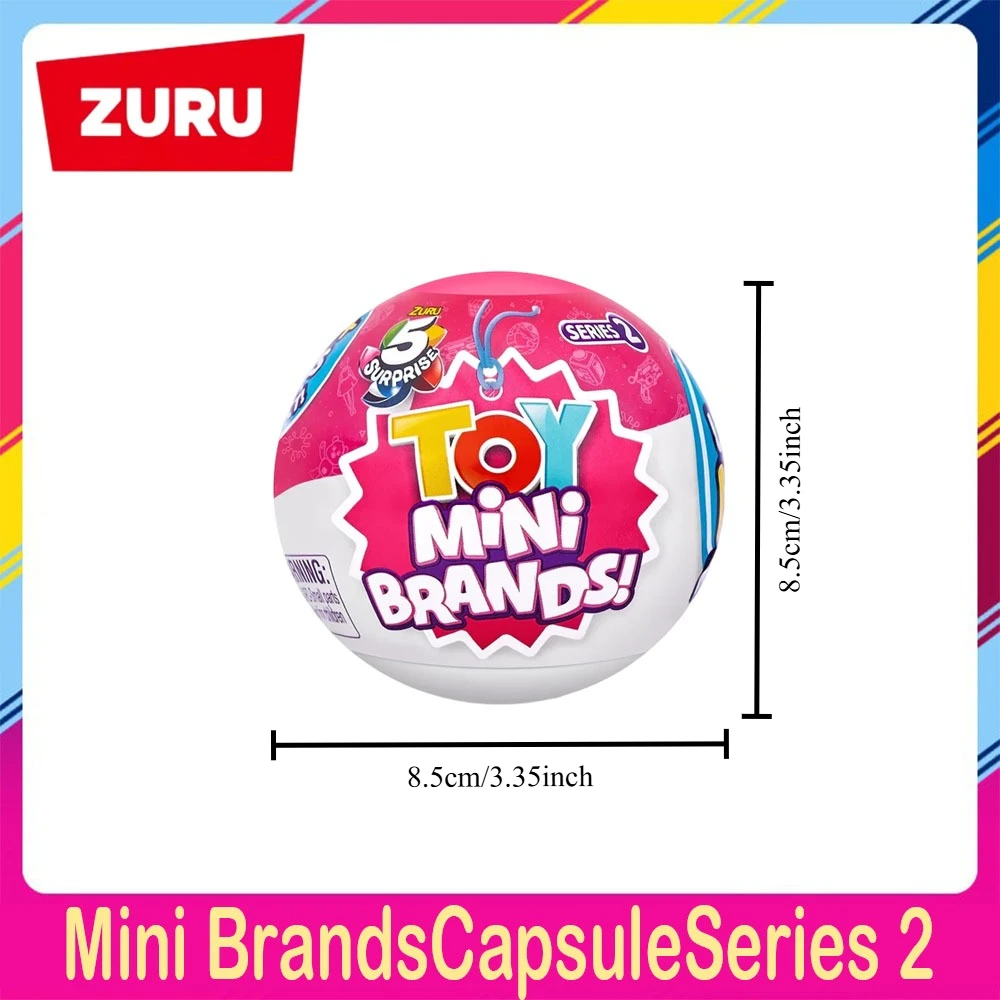 Zuru 5 Surprise Toy Mini Brands Supermarket  Mini Brands  Store 2 Toys Mystery Real Miniature Brands Collectibles offichal store view 2