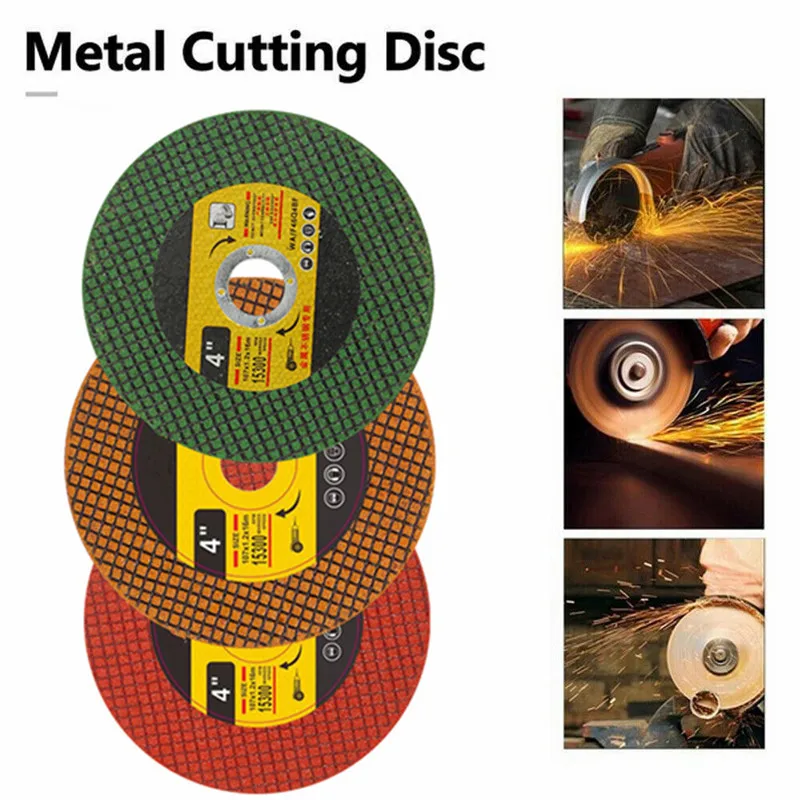 

107mm Angle Grinding Wheel Metal Cutting Disc Resin Polishing Sheet Blade Pad Bore Diameter 16mm For Stainless Steel Iron Cutter