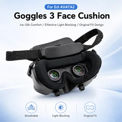 DJI AVATA 2 goggles 3 ice silk breathable pad sponge eye mask comfortable and light resistant drone accessories