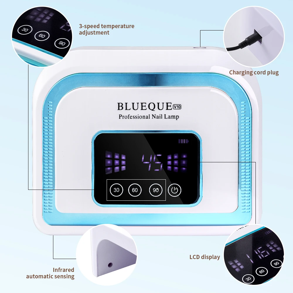 30Leds Uv Led Nail Art Lamp Uv Nail Art Lamp Voor Manicure Draagbare Nagel Droger Professionele Uv Nageldrooglamp