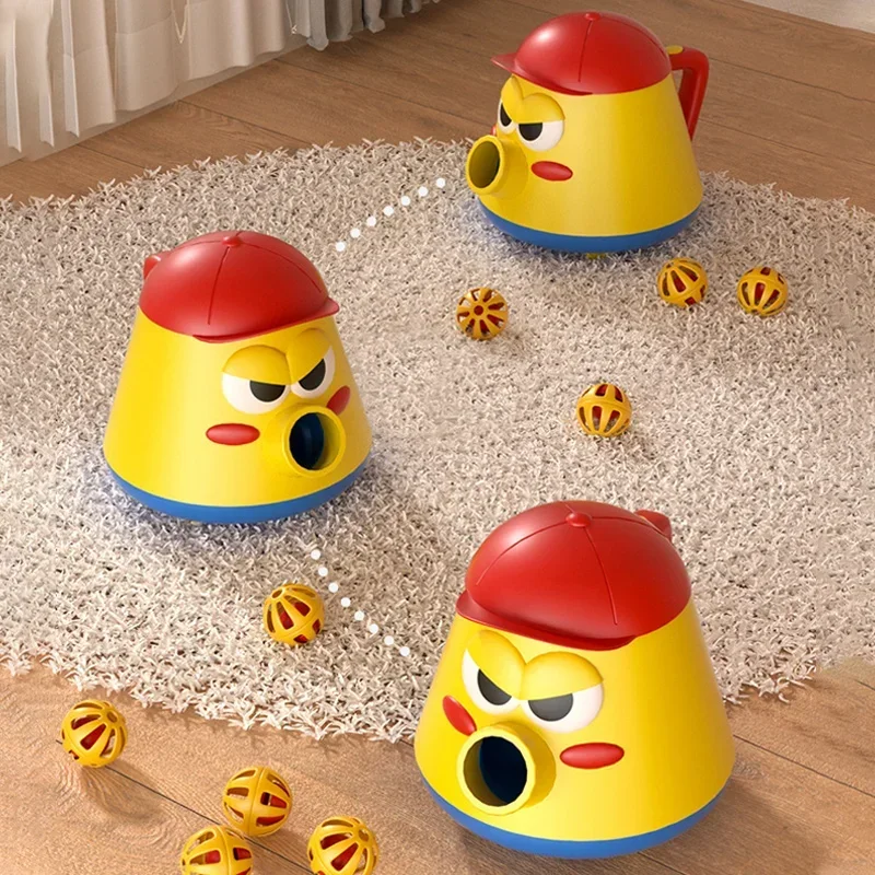 Aspirapolvere per bambini Palla di lancio elettrica Irrigazione a bolle Cattura esterna può spruzzare giocattoli push per regali di compleanno di NATALE per bambini