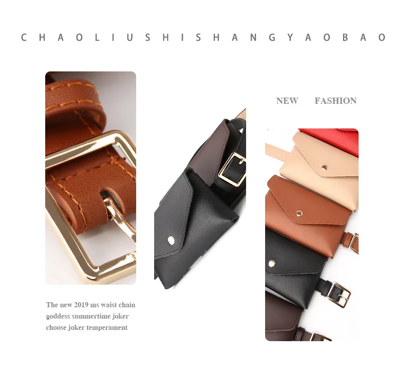 Kleine Hüfttasche für Damen, Handytasche, Mini-Gürteltasche, Bauchtasche, Bananentasche, Damen-Kängurutasche, Hüfttasche, Seitentasche, Bolsas – Detail 7