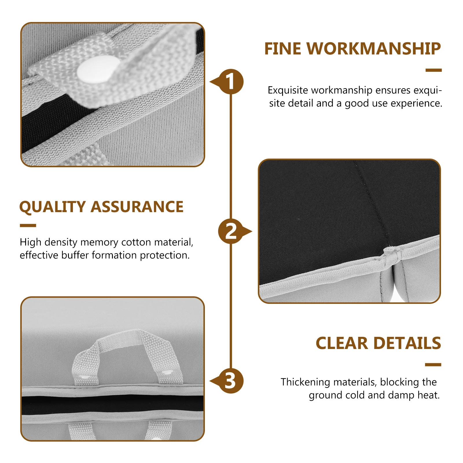 

Multilayer Protection Kneeling Cushion Flat Support Pad for Yoga Exercise Pads Yoga Cushion Flat Support Pad Exercise Pads