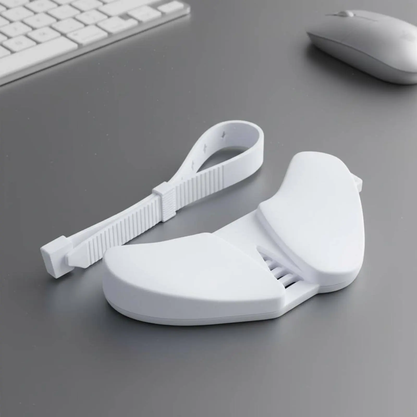 Wearable Mouse Wrist Rest Attachable Strap Ergonomic Hand Brace Gliding Palm Rest Adjustable Fit Computer Hand Support