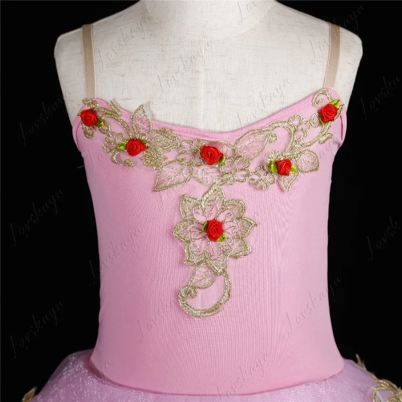 어린이 퍼프 스커트 댄스 의상, 소녀 발레 댄스 트레이닝복, 축제 공연 댄스 의상