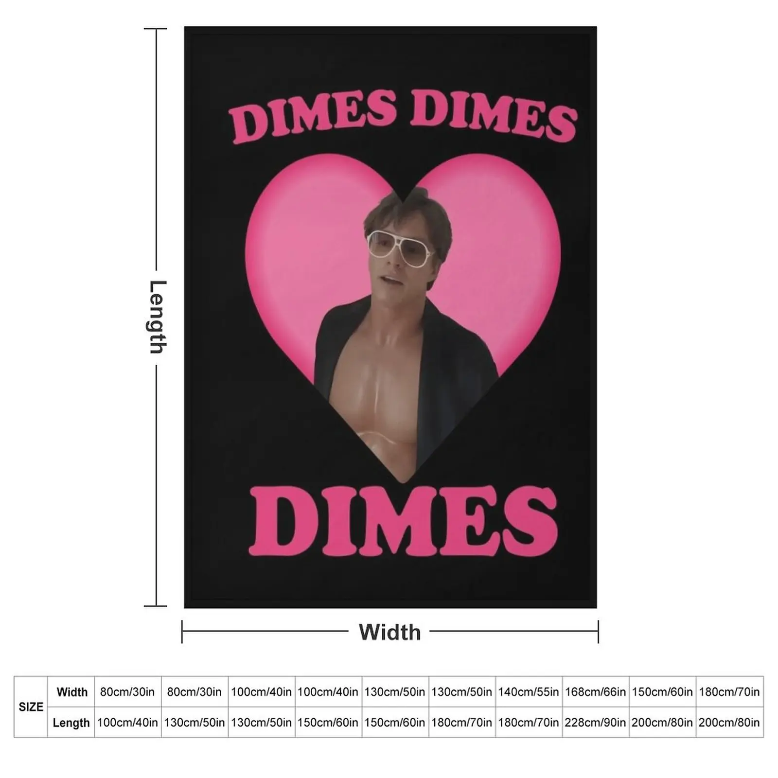 Nicholas Alexander Chavez Dime Dimes dimes dimes, Funny Meme Throw Blanket Bed covers heavy to sleep Travel Decoratives Blankets