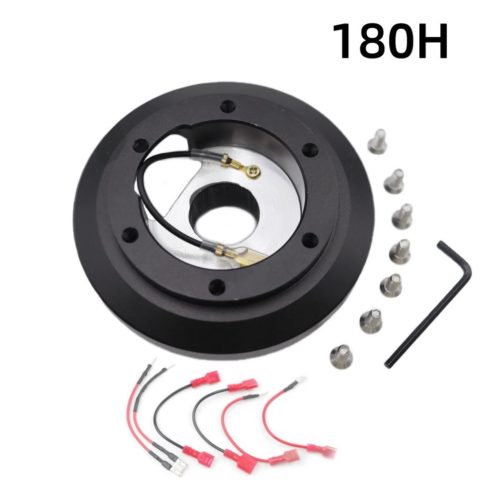 

For Audi A4 A6 A8 For VW Jetta Golf 180H Car Racing Short Steering Wheel Hub Adapter Compatible