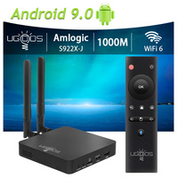 UGOOS AM6B Plus Android 9.0 TV Box Amlogic S922X-J 2.2GHz 4GB 32GB WiFi 6 1000M LAN DDR4 Bluetooth 4K Smart Set Top Box
