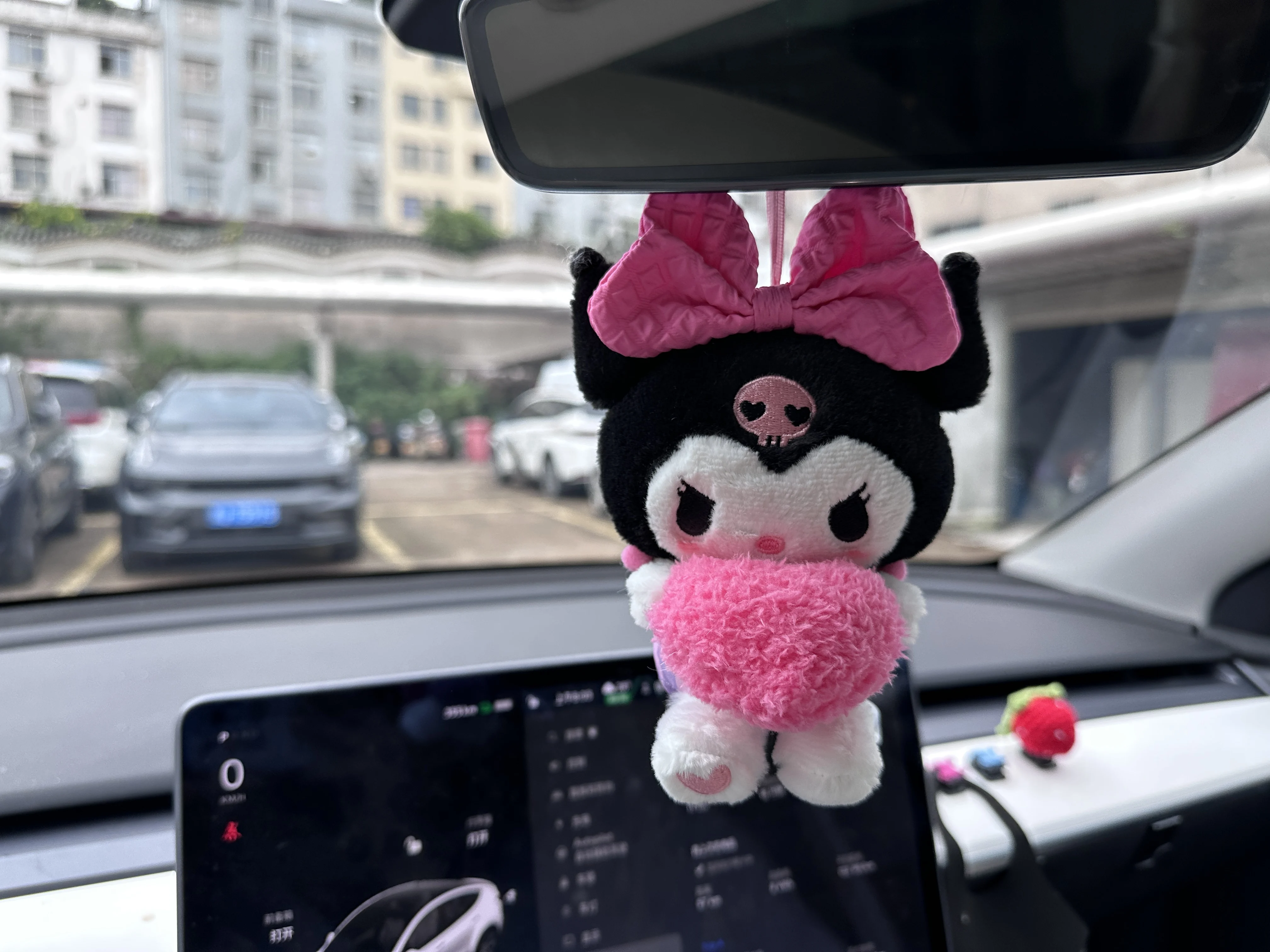 Sanrio minha melodia cinnamoroll kuromi protetor de cinto de segurança do carro dos desenhos animados anime personagem acessórios carro kawaii decoração presente