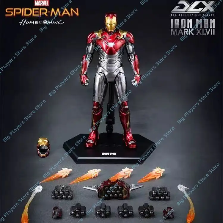 In Stock Threezero DLX Iron Man Mark 47 Collectible Action Figure Model