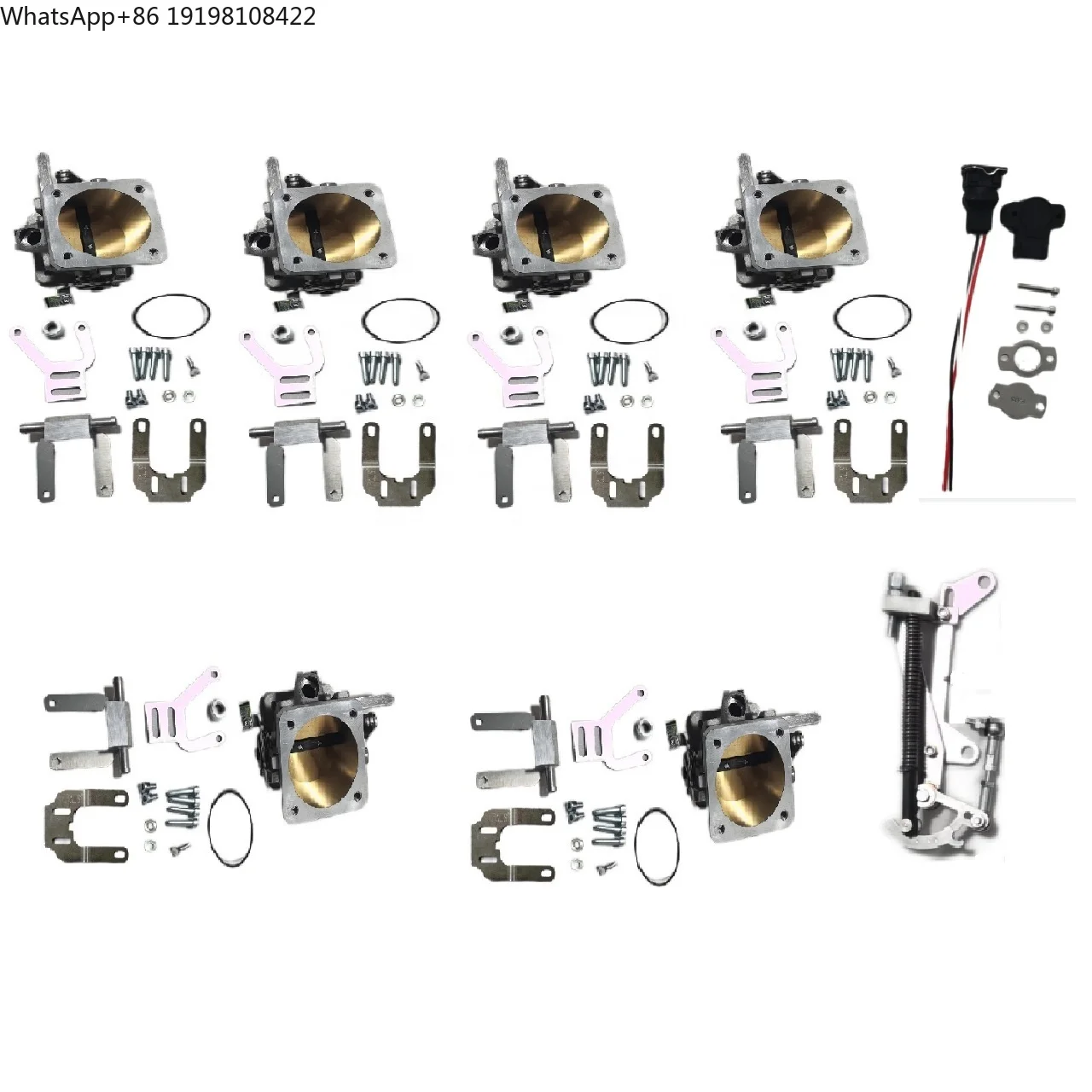 

Six FAJS THROTTLE BODY TZ6-40(42/45/48/50)-6 OBX THROTTLE BODY JENVEY THROTTLE BODY 40/42/45/48/50OBX With Tps air Horn Linkage