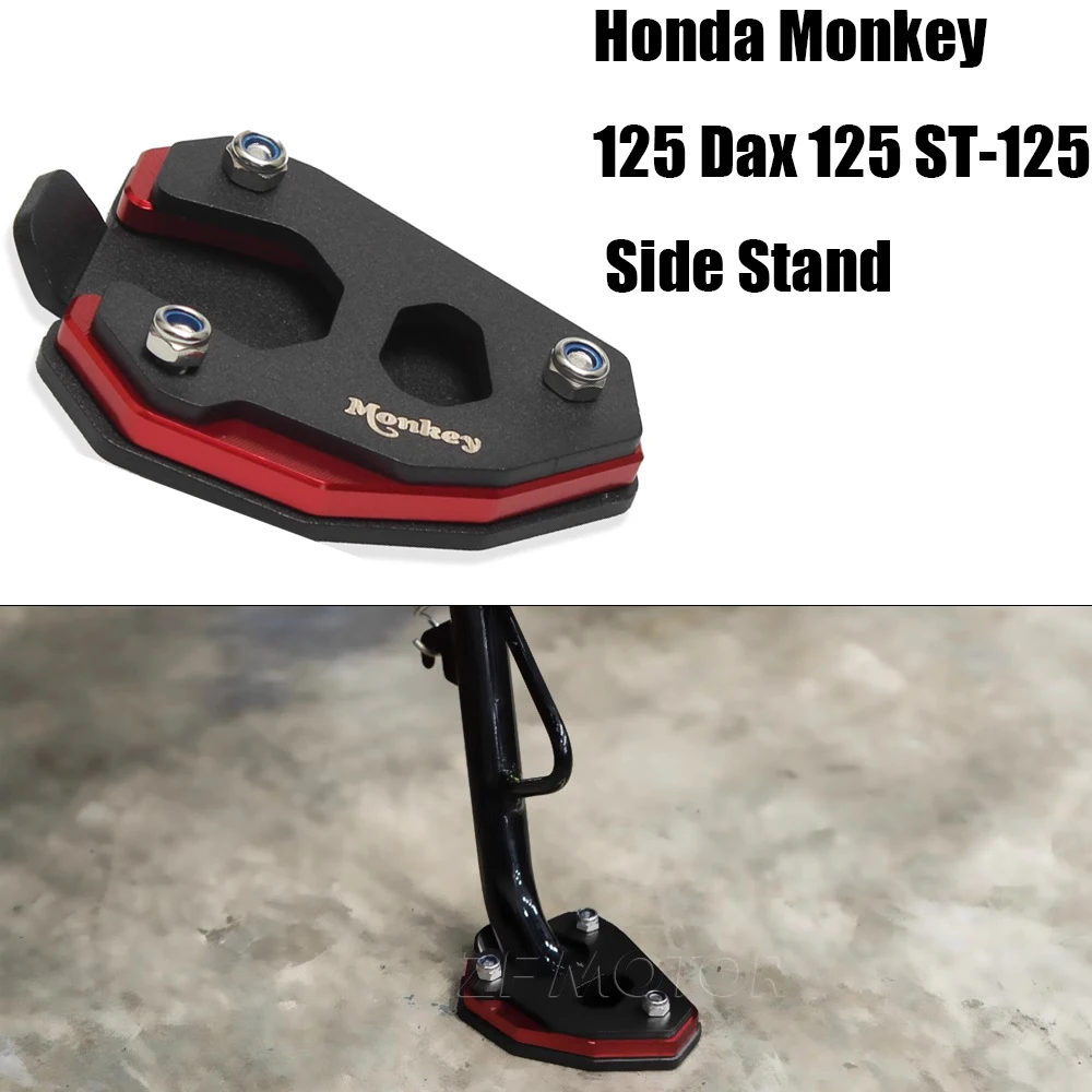

For Honda Monkey 125 Dax 125 ST-125 Side Stand Pad Kick Stand Pad