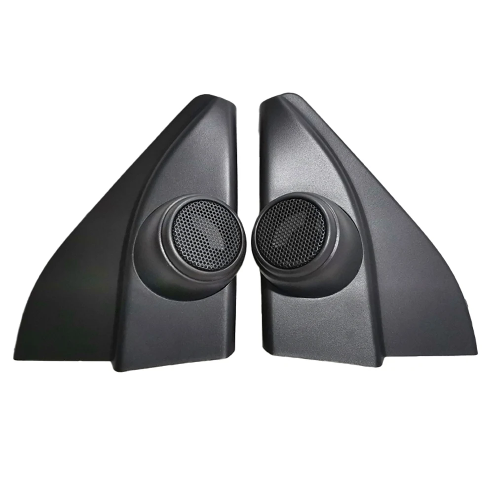 2X Car Front Pillar Althorn Tweeter Covers For Toyota Hilux For Fortuner 2016-2019 Car A-Pillar Speaker Cover Mount Sound Panel