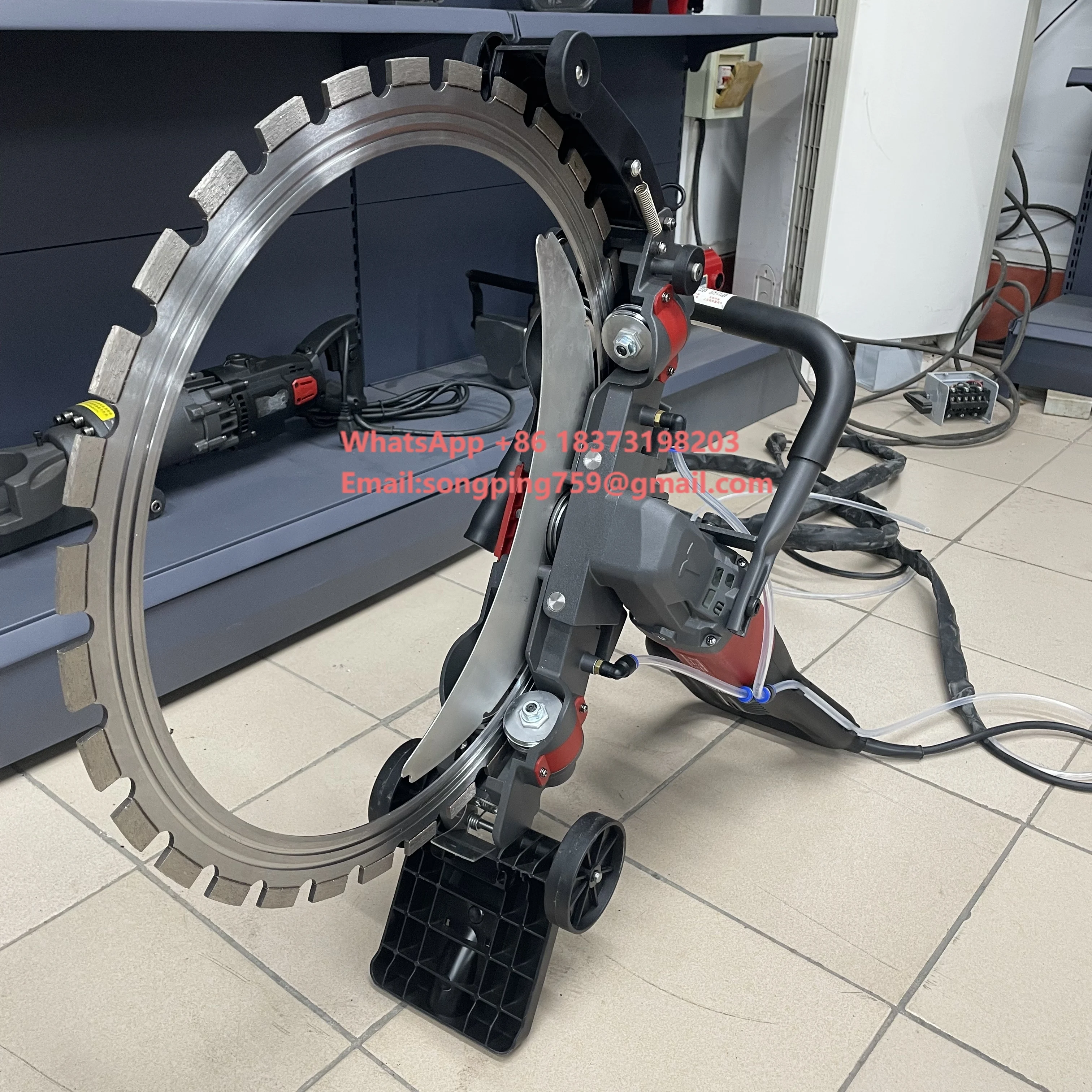 

8800 Вт 410 мм Бесщеточная высокомощная машина для резки бетона, гранита, мрамора, стен и камня