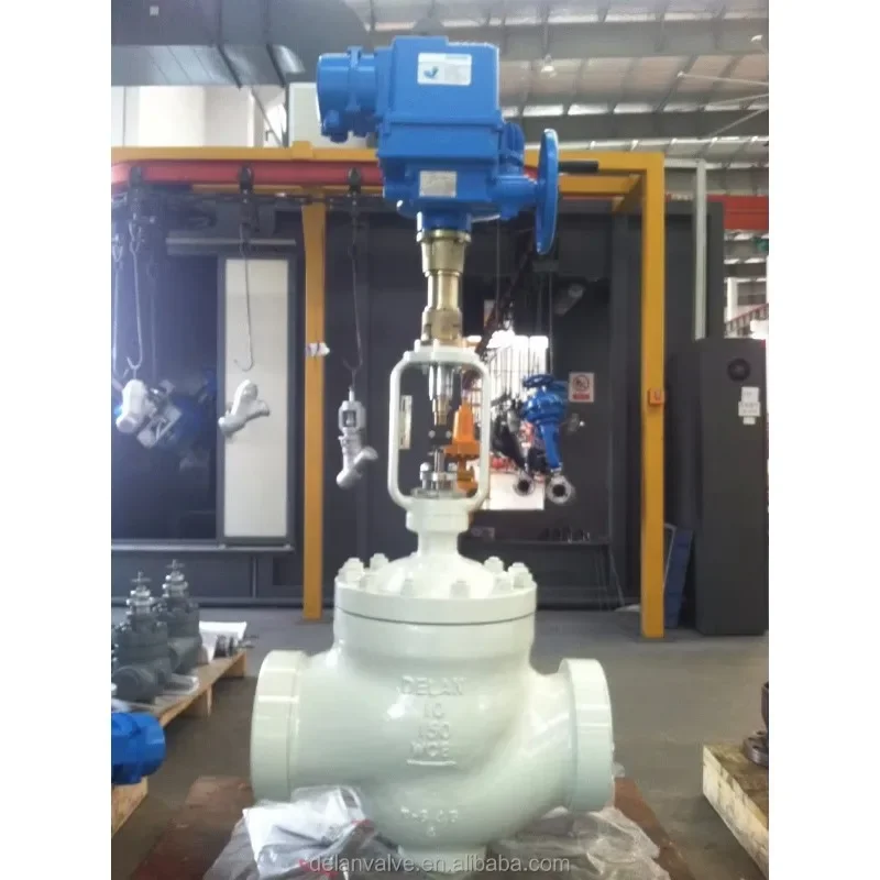 Control Valve Electric Actuat Casting Steel Flow Control Valve