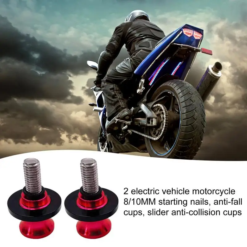 Front Fork Cup Pedal Anti-fall Front Fork Bumper Anti-Fall Damping Motorcycle Crash Accessories Motorbike Wheel Frame Pedal