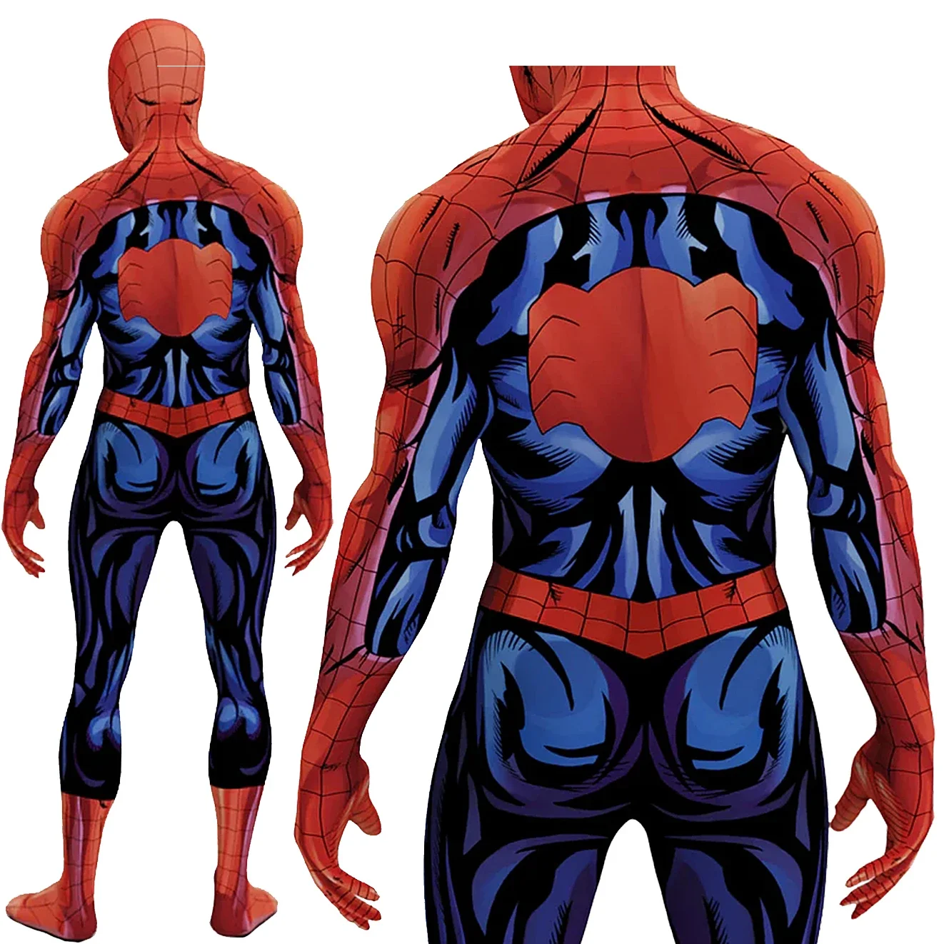 Anime Ultimate Spiderman Cosplay Costume Zentai Suits Spandex Superhero Ultimate Spiderman Outfits Halloween Costume Bodysuit