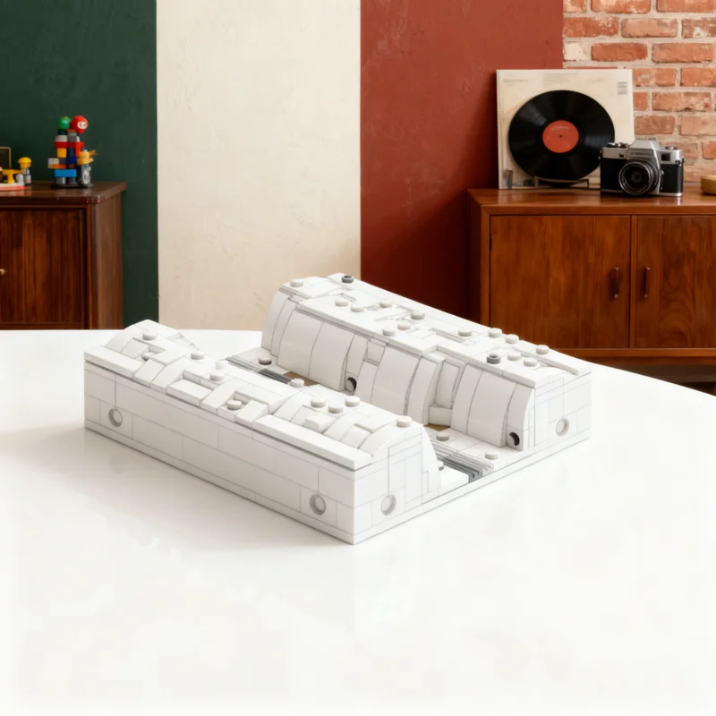 269pcs MOC Star Battle Hoth Trench Straight Model Building Blocks Construction Idea Kids Brick Assemble DIY Christmas Gift Toy